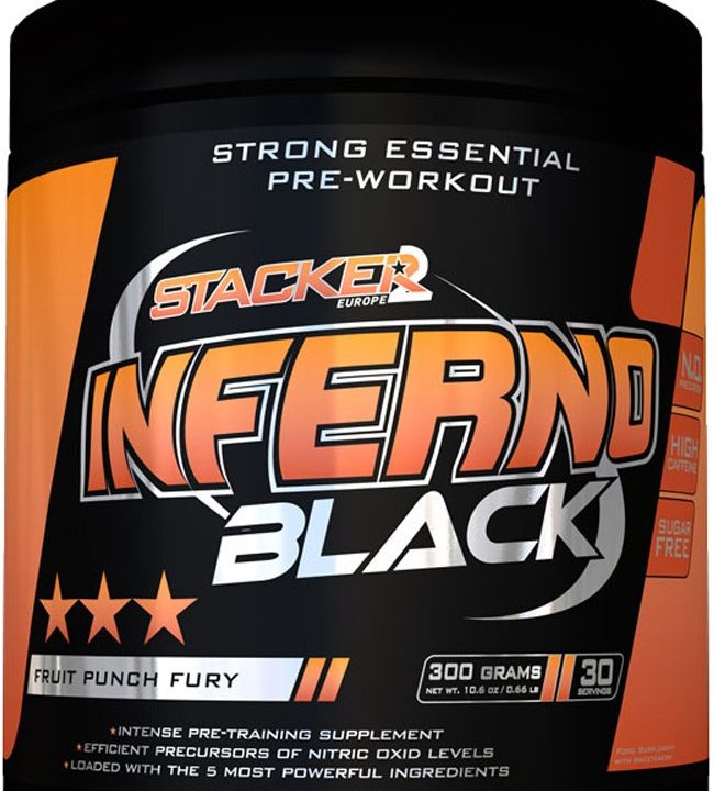 Inferno Black, Fruit Punch Fury - 300 grams