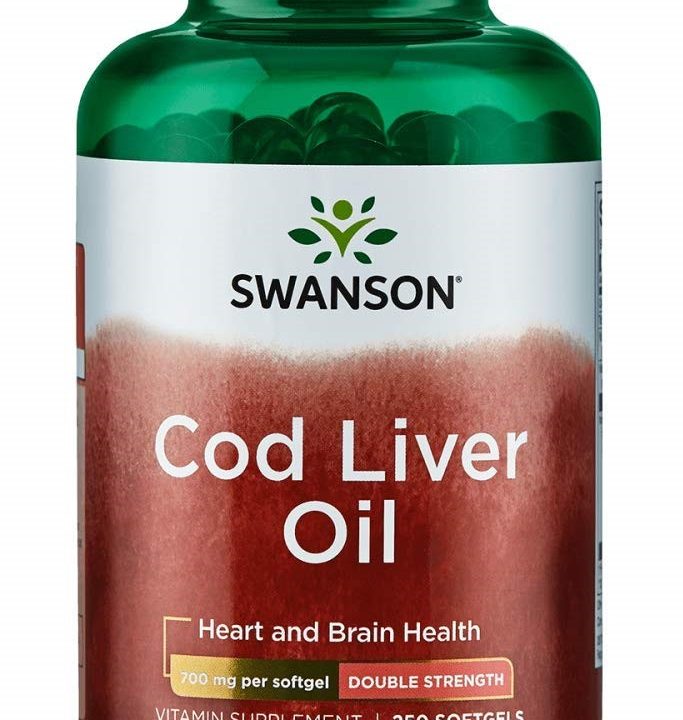 Cod Liver Oil, 700mg Double-Strength - 250 softgels