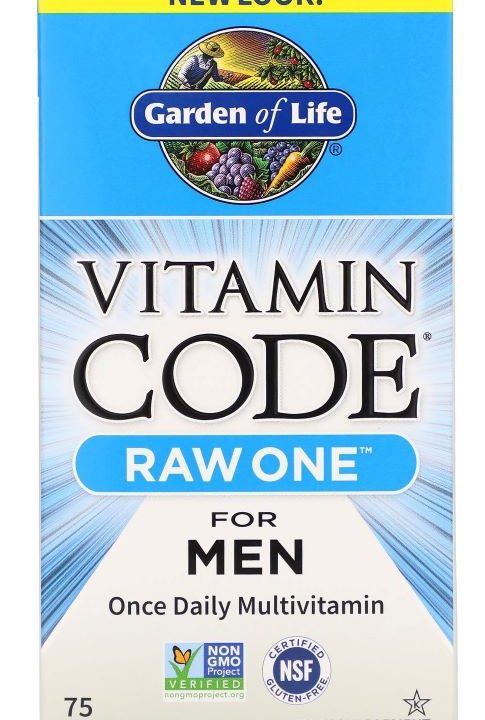 Vitamin Code RAW ONE for Men - 75 vcaps