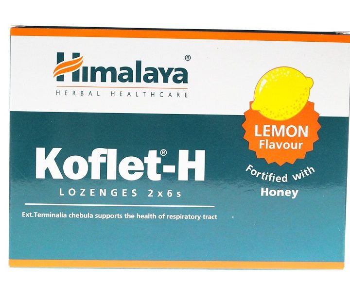 Koflet-H, Lemon - 12 lozenges