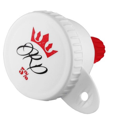 5% Funnel, White & Red