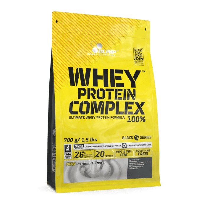 Whey Protein Complex 100%, White Chocolate & Raspberry - 700 grams