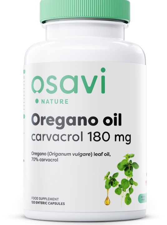 Oregano Oil Carvacrol, 180mg - 120 enteric caps