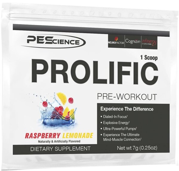 Prolific, Raspberry Lemonade - 7 grams (1 serving)