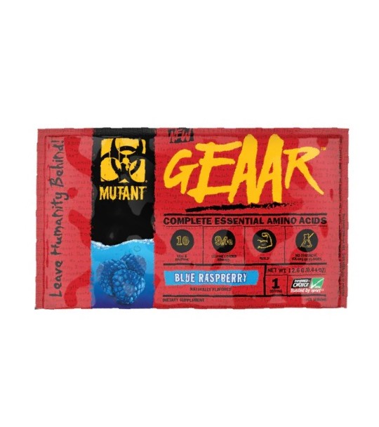 GEAAR, Blue Raspberry - 13 grams (1 serving)