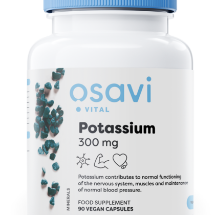Potassium, 300mg - 90 vegan caps