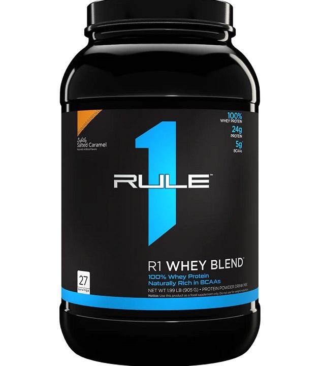 R1 Whey Blend, Lightly Salted Caramel - 905 grams