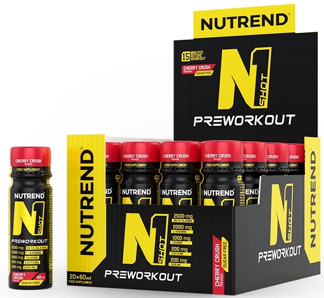 N1 Shot, Cherry Crush - 20 x 60 ml.