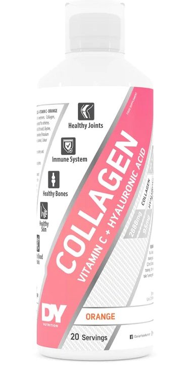 Liquid Collagen + Vitamin C + Hyaluronic acid, Orange - 500 ml.