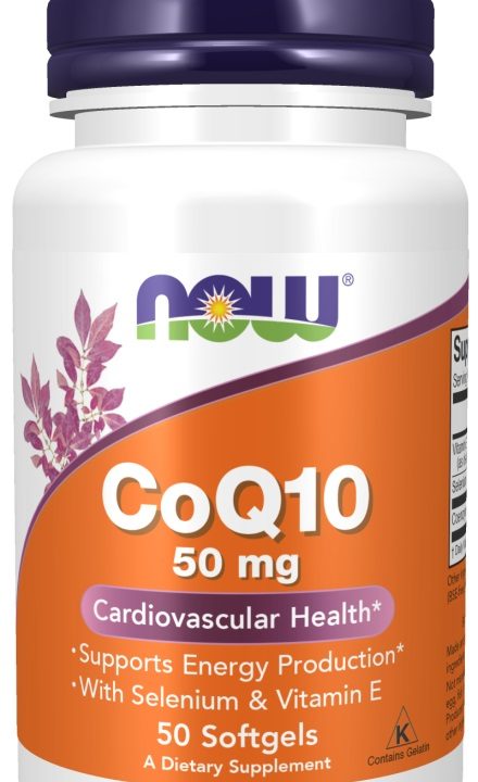 CoQ10 with Selenium & Vitamin E, 50mg - 50 softgels