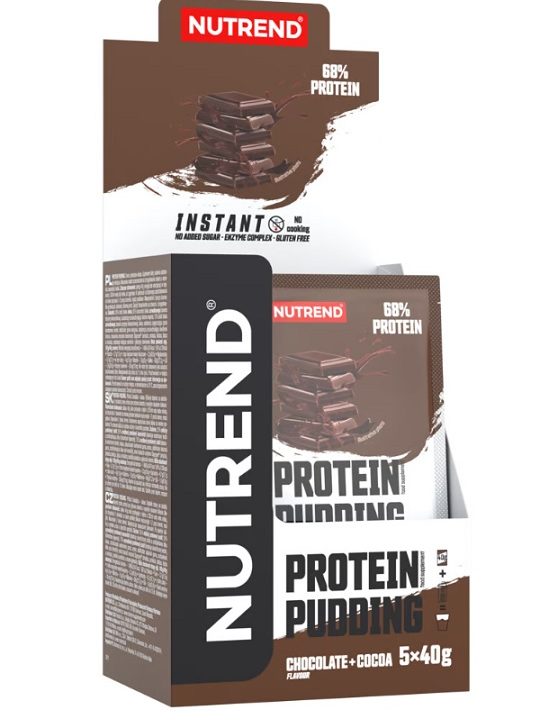 Protein Pudding, Chocolate + Cocoa - 5 x 40g