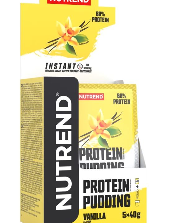Protein Pudding, Vanilla - 5 x 40g
