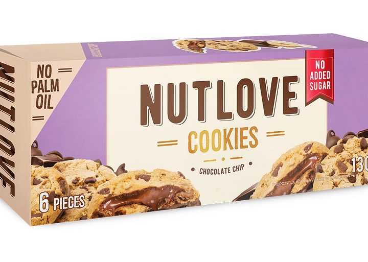 Nutlove Cookies, Chocolate Chip - 6 cookies