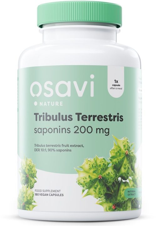 Tribulus Terrestris, Saponins 200mg - 180 vegan caps