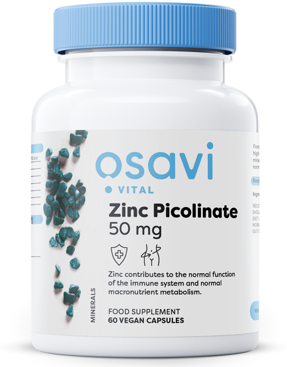 Zinc Picolinate, 50mg - 60 vegan caps