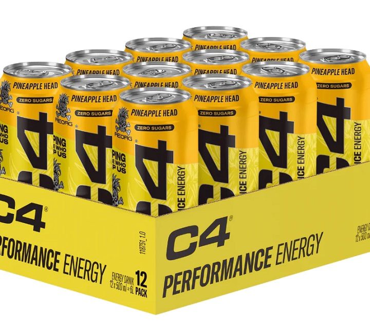 C4 Performance Energy, Pineapple Head - 12 x 500 ml.
