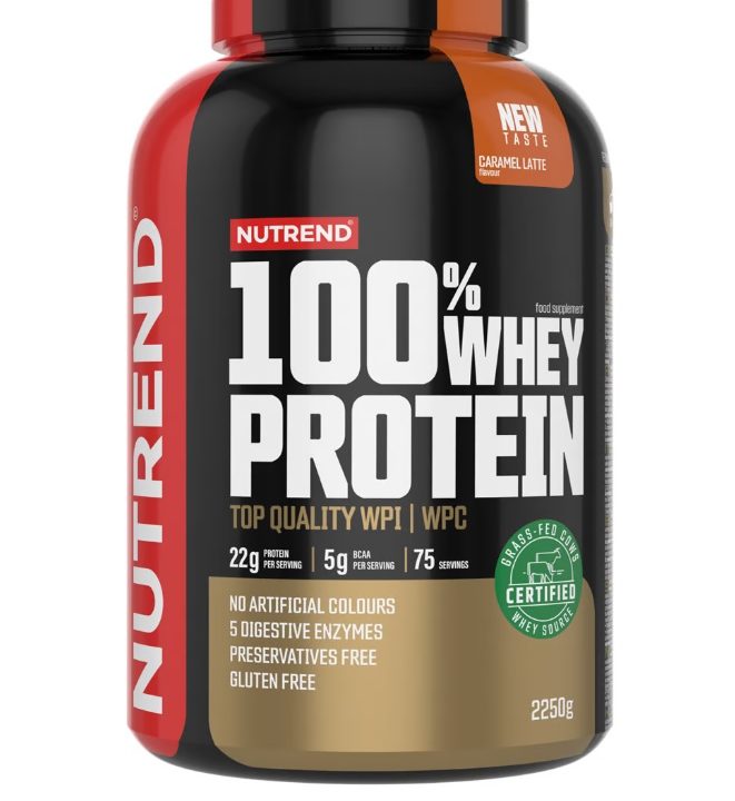100% Whey Protein, Caramel Latte - 2250 grams