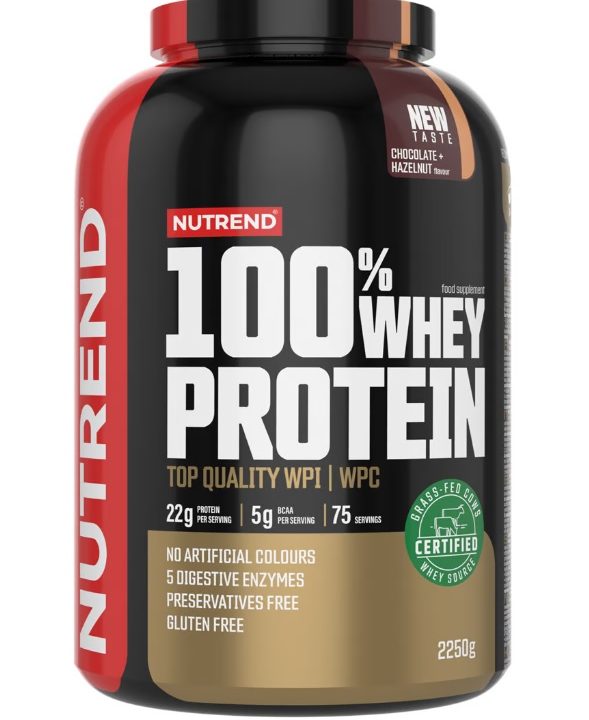 100% Whey Protein, Chocolate & Hazelnut - 2250 grams
