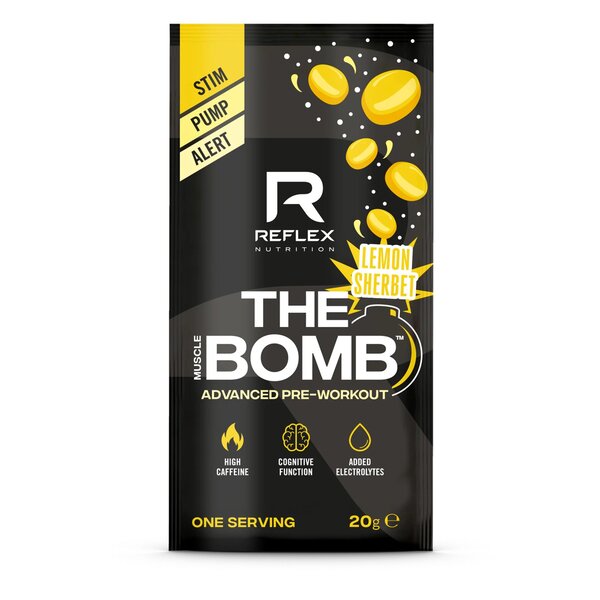 The Muscle Bomb, Lemon Sherbet - 20 grams (1 serving)