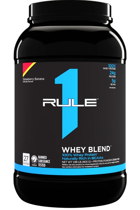 R1 Whey Blend, Strawberry Banana - 905 grams