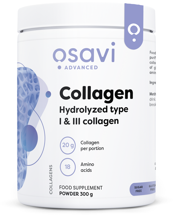 Collagen Hydrolysed Type I & III, Unflavoured - 300 grams