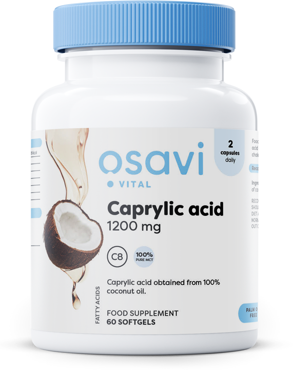 Caprylic Acid, 1200mg - 60 softgels