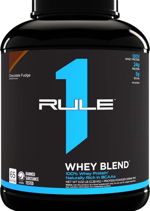 R1 Whey Blend, Chocolate Fudge - 2280 grams