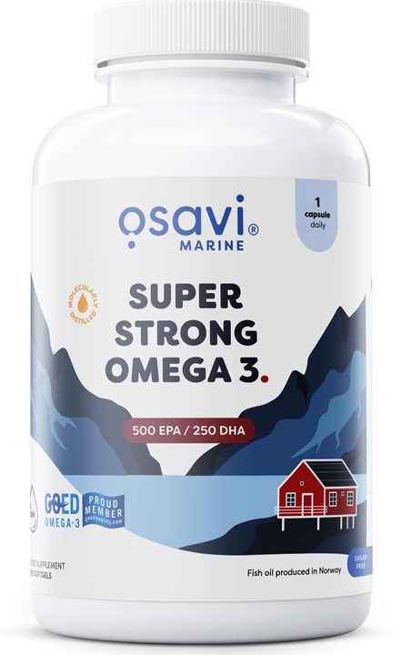 Super Strong Omega 3, 500 EPA / 250 DHA - 180 softgels