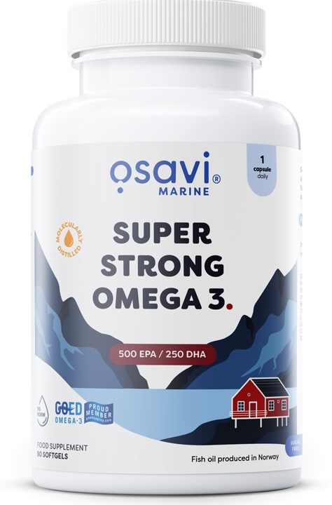 Super Strong Omega 3, 500 EPA / 250 DHA - 90 softgels