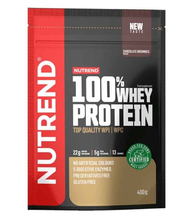100% Whey Protein, Chocolate Brownies - 400 grams