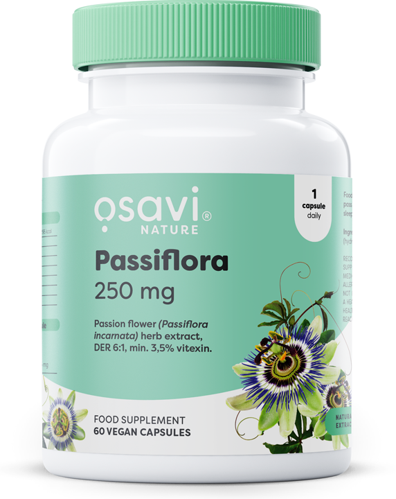 Passiflora, 250mg - 60 vegan caps