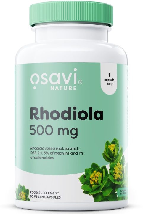 Rhodiola, 500mg - 60 vegan caps