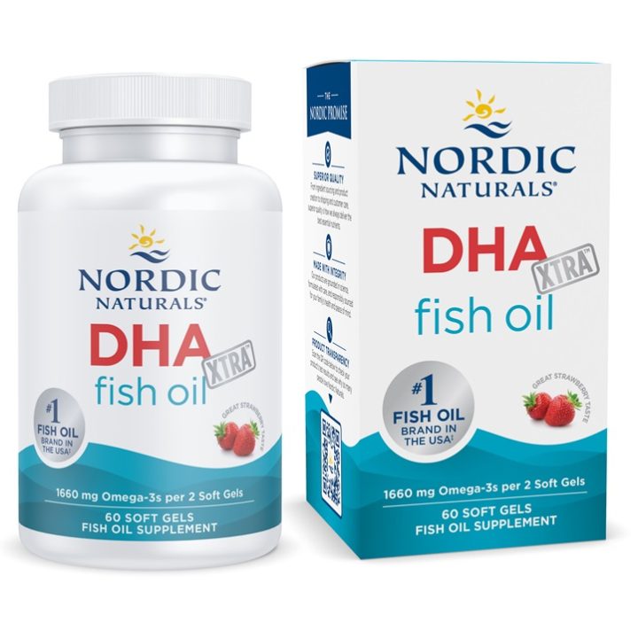 DHA Xtra, 1660mg Strawberry - 60 softgels