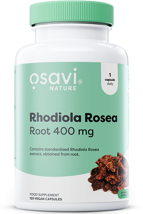 Rhodiola Rosea Root, 400mg - 120 vegan caps
