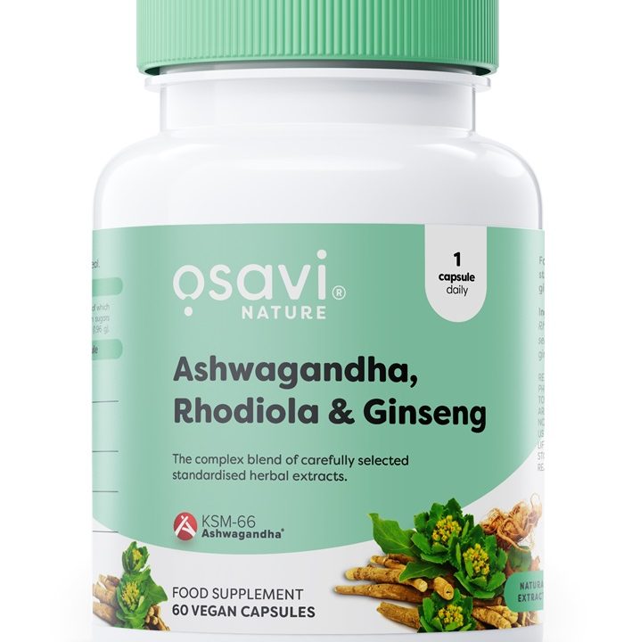 Ashwagandha + Rhodiola & Ginseng - 60 vegan caps
