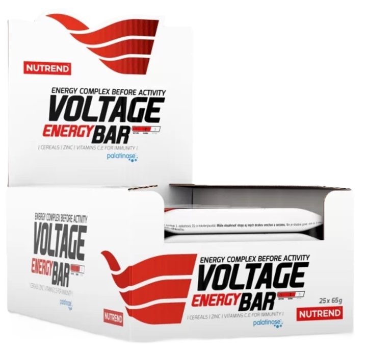 Voltage Energy Bar, Hazelnut - 25 x 65g