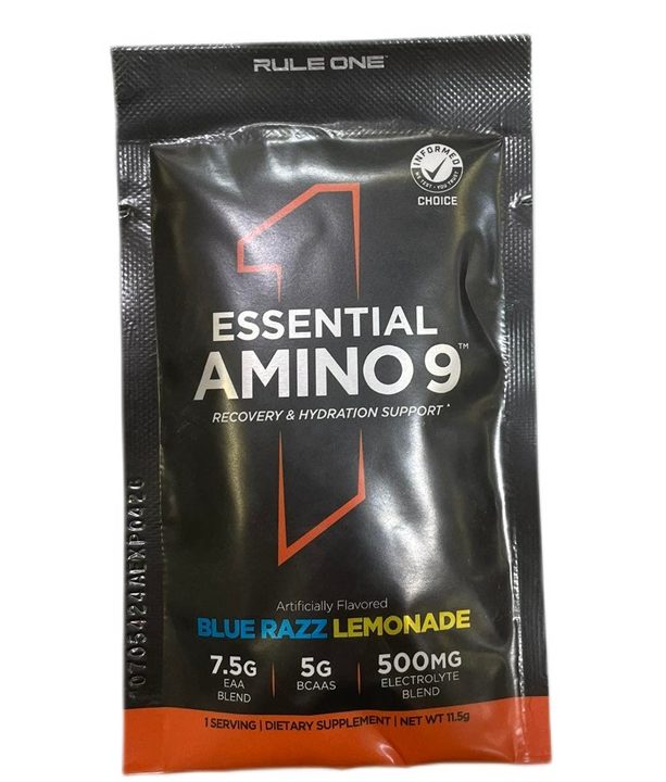 Essential Amino 9, Blue Razz Lemonade - 11.5 grams (1 serving)