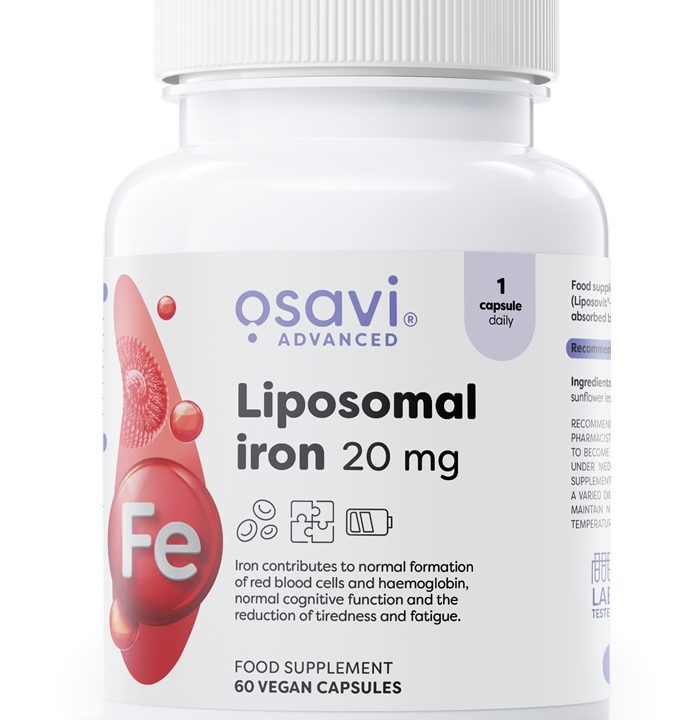 Liposomal Iron, 20mg - 60 vegan caps
