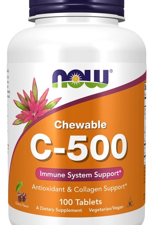Vitamin C-500 Chewable, Cherry - 100 tablets