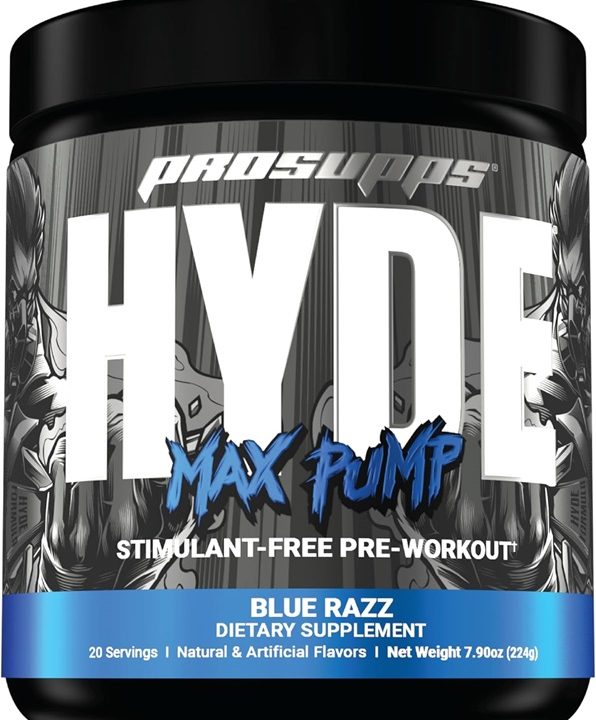 Hyde Max Pump, Blue Razz - 224 grams