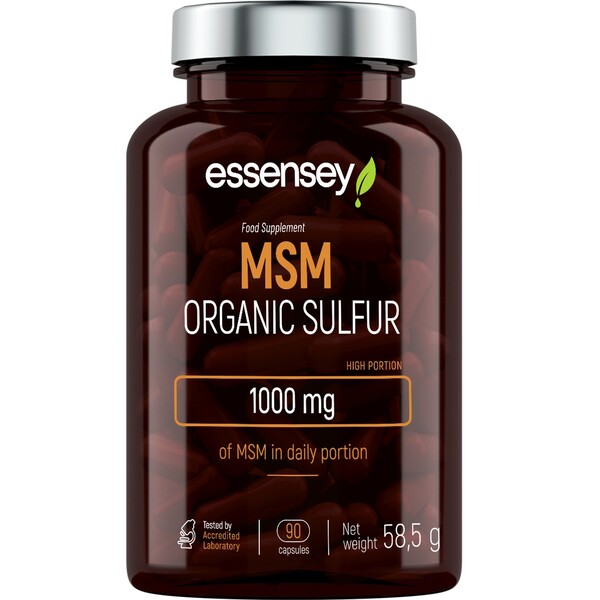MSM Sulfur, 1000mg - 90 caps