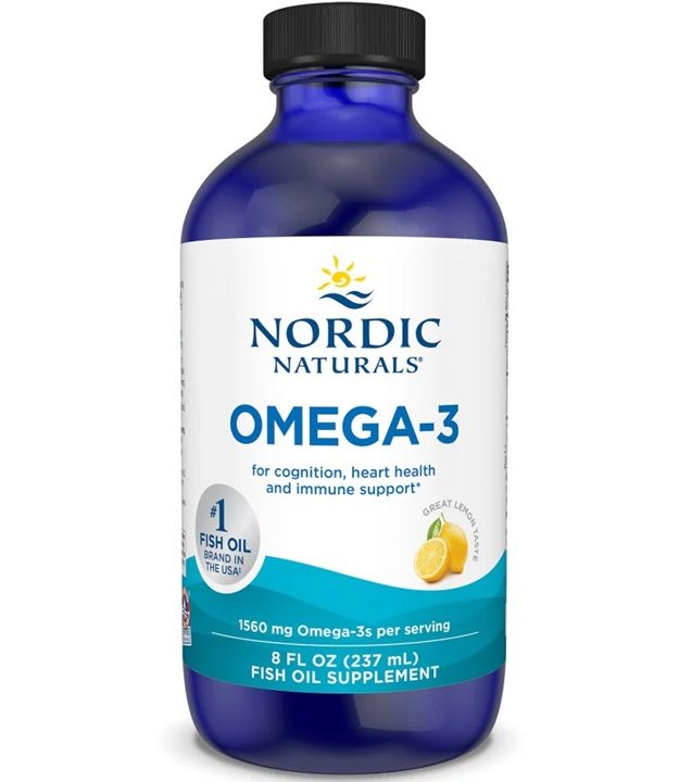 Omega-3, 1560mg Lemon - 237 ml.