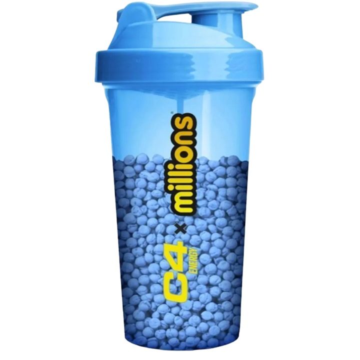 C4 Energy x Millions Bubblegum Shaker, Blue - 800 ml.