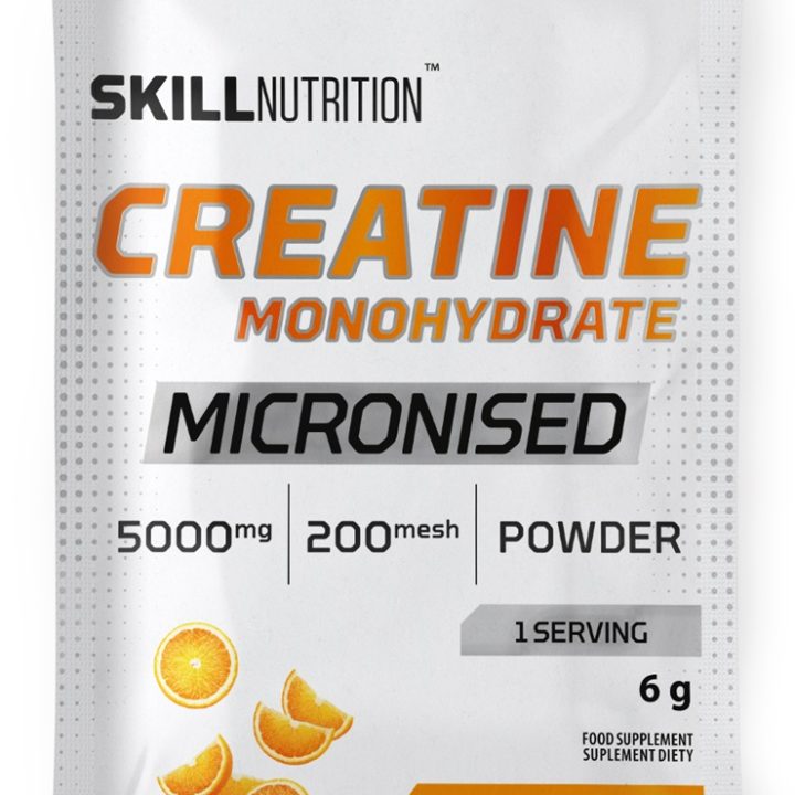 Micronised Creatine Monohydrate, Orange - 6 grams (1 serving)