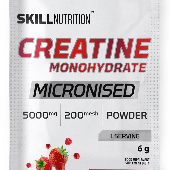Micronised Creatine Monohydrate, Berry Blast - 6 grams (1 serving)
