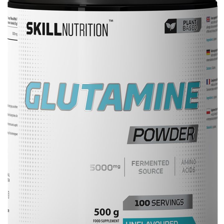 Glutamine Powder, Unflavoured - 500 grams