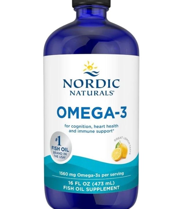 Omega-3, 1560mg Lemon - 473 ml.