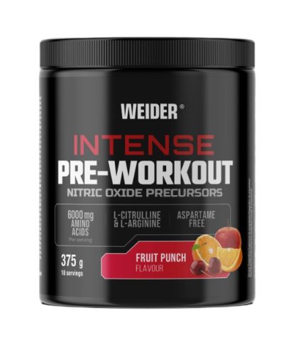 Intense Pre-Workout, Fruit Punch - 375 grams