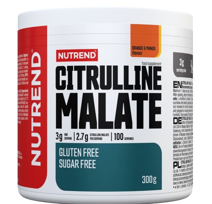 Citrulline Malate, Orange & Mango - 300 grams