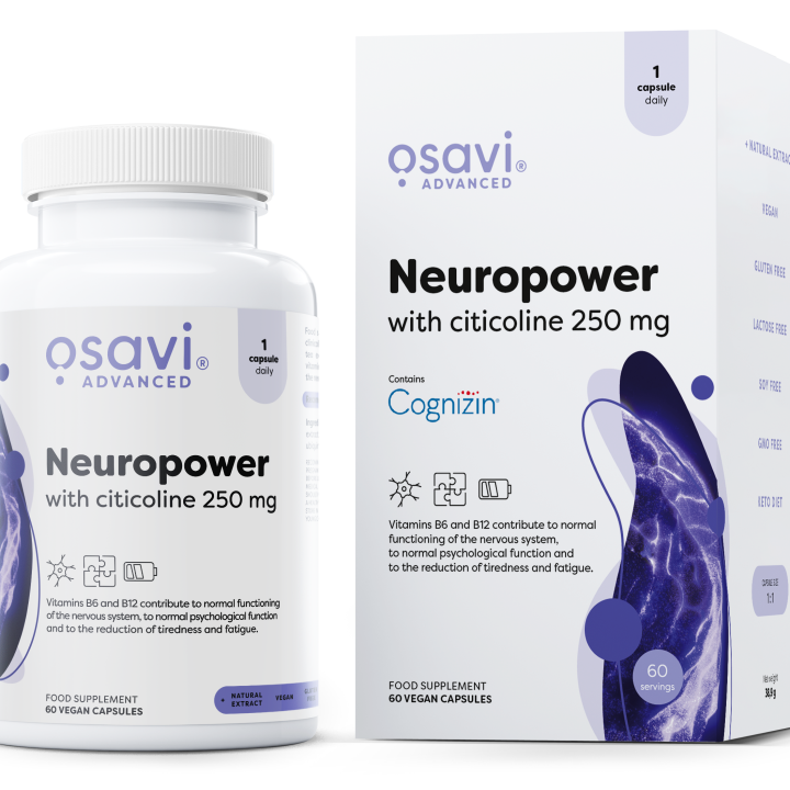 Neuropower with Citicoline, 250mg - 60 vegan caps